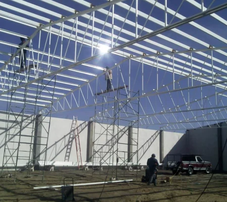 Techado de naves industriales en Puebla